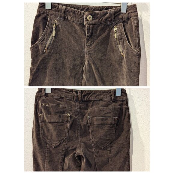 Moda International corduroy skinny trousers/pants  Sz S - Picture 8 of 9